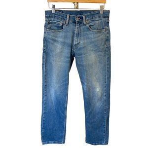 Levis 505 Regular Fit Classic Wash Ankle Jeans Mens 31x30